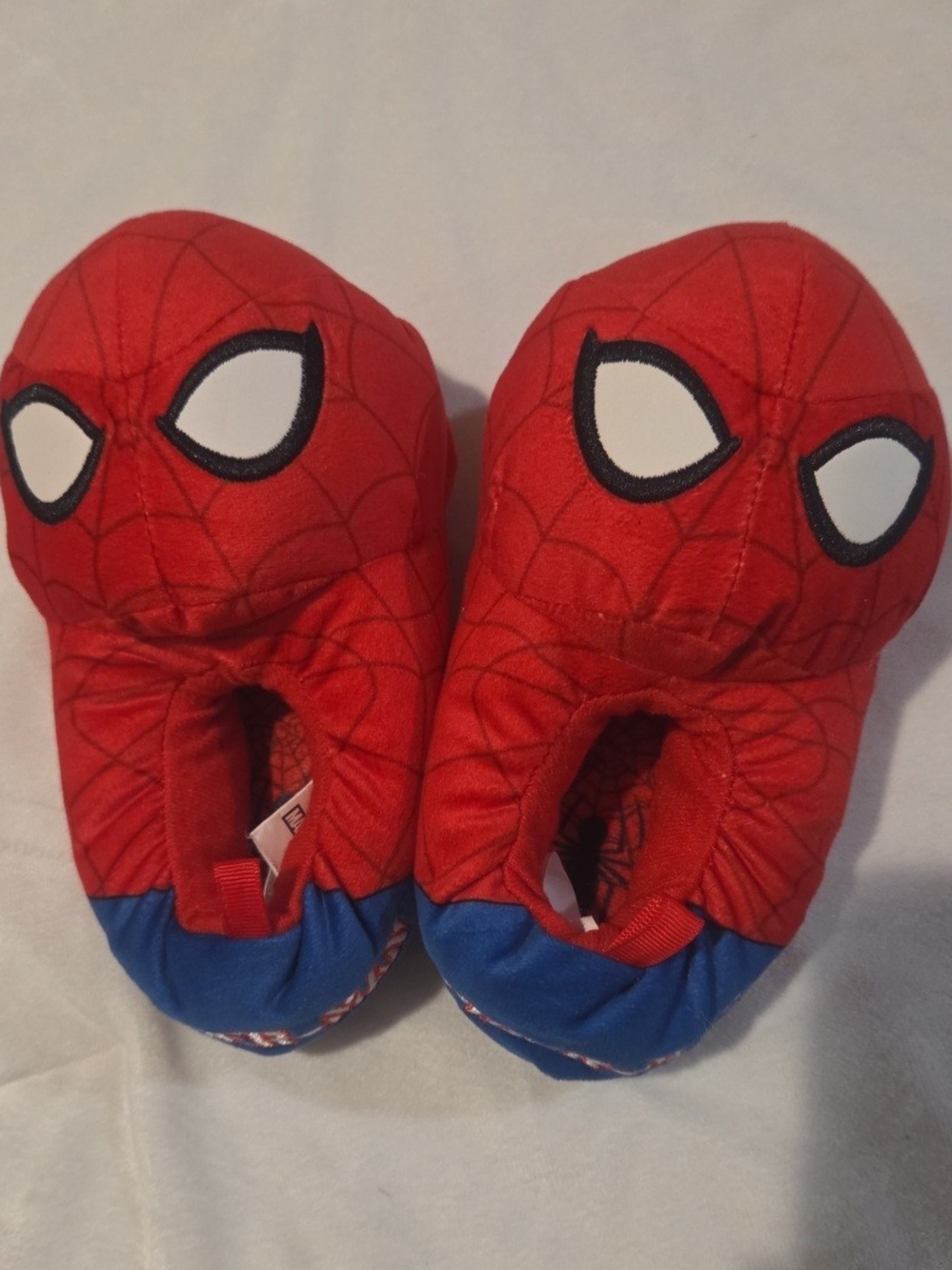 Marvel Spider-Man Red and Blue Kids Slip-On Slippers